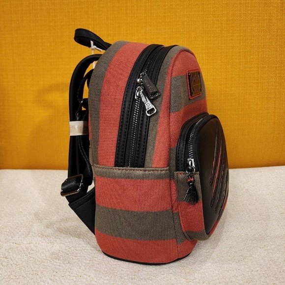 Loungefly Freddy Krueger Nightmare on Elm Street Sweater Mini Backpack NEW - Picture 5 of 12